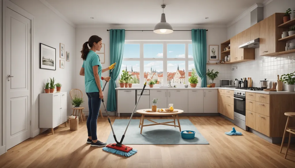 Ghid curățenie Airbnb: checklist, organizare, personal, fotocontrol.